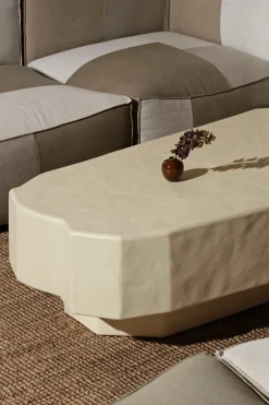Mesa de centro Staffa de 163,5x82,4 cm, Ivory*Ferm Living Hot