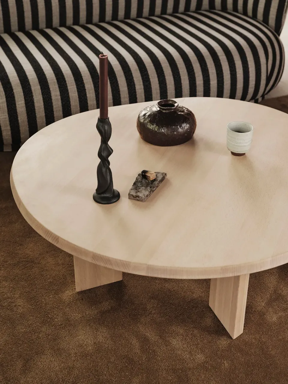 Mesa de centro Tarn 107,6x108,1 cm, White oiled beech*Ferm Living Hot