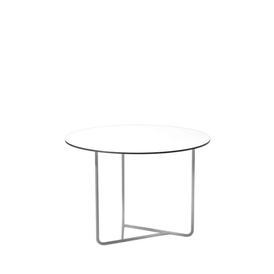 Mesa de centro Tellus, , base de cromo, h44 d64*SMD Design New