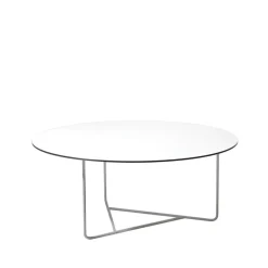 Mesa de centro Tellus, , base de cromo, h41 d100*SMD Design Online