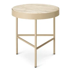 Mesa de centro Travertine Ø40 cm, Cashmere*Ferm Living Hot