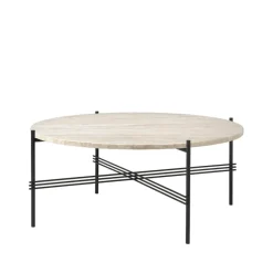 Mesa de centro TS Outdoor, travertin-negro*GUBI Clearance