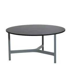 Mesa de centro Twist large Ø90 cm, Dark grey-light grey*Cane-line New