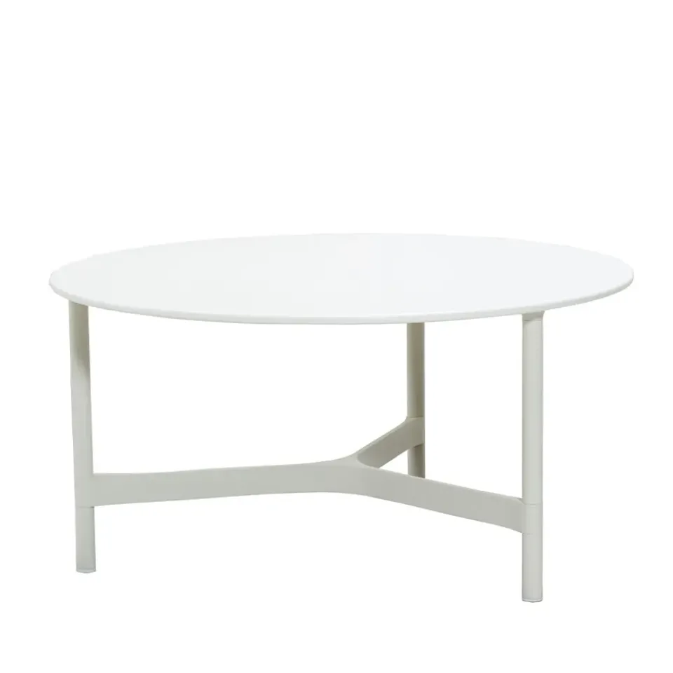 Mesa de centro Twist large Ø90 cm, White-white*Cane-line Online