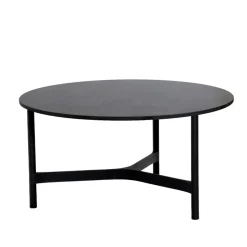 Mesa de centro Twist large Ø90 cm, Dark grey-lava grey*Cane-line Hot