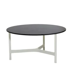 Mesa de centro Twist large Ø90 cm, Dark grey-white*Cane-line Sale