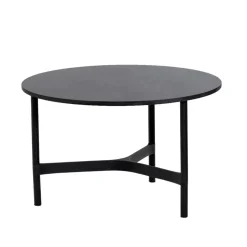 Mesa de centro Twist medium Ø70 cm, Dark grey-lava grey*Cane-line Best