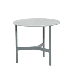 Mesa de centro Twist small Ø45 cm, Fossil grey-light grey*Cane-line Best