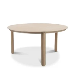 Mesa de comedor Amor redonda, Roble con aceite duro de cera blanco*Mavis Best