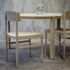 Mesa de comedor Amor redonda, Roble con aceite duro de cera blanco*Mavis Best