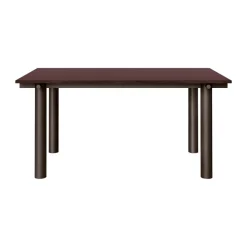 Mesa de comedor Atura, Dark chocolate-burgundy, 90x160 cm*Ferm Living
