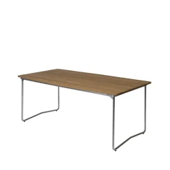 Mesa de comedor B31, Roble aceitado - estructura galvanizada en caliente*Grythyttan Stålmöbler Sale