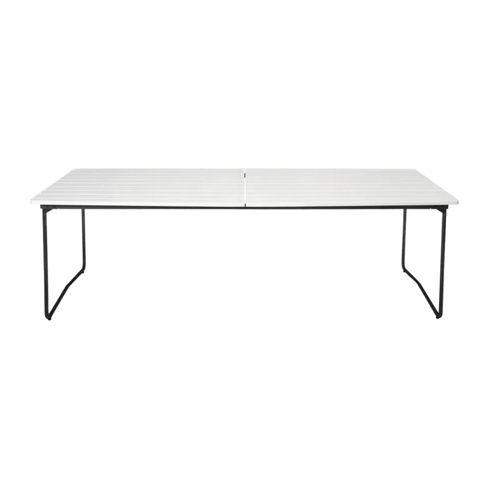 Mesa de comedor B31, Roble lacado blanco-negro*Grythyttan Stålmöbler New