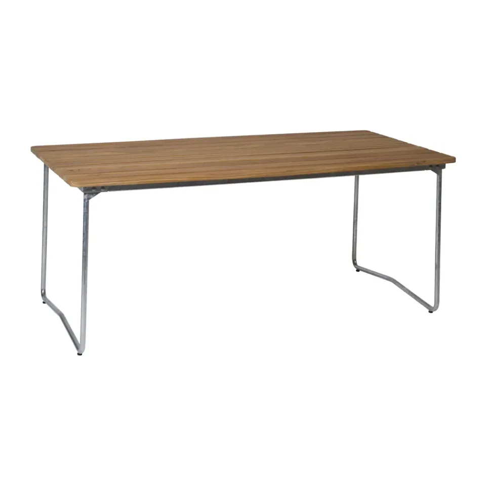 Mesa de comedor B31, Teca-estructura galvanizada en caliente*Grythyttan Stålmöbler Sale