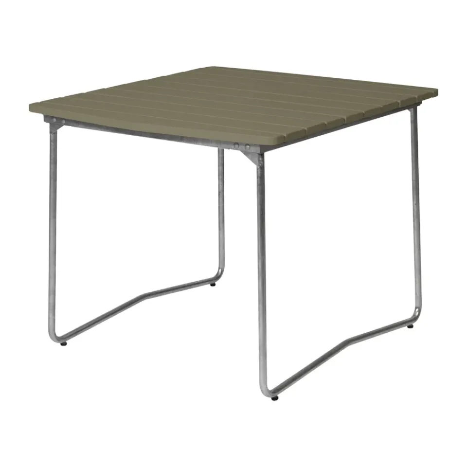 Mesa de comedor B31, claro roble-galvanizada en caliente*Grythyttan Stålmöbler New