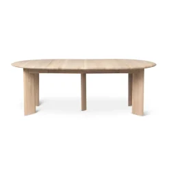 Mesa de comedor Bevel Extendable, Roble blanco aceitado, incluye 2 hoja de extensión*Ferm Living Best