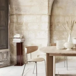 Mesa de comedor Bevel Extendable, Roble blanco aceitado, incluye 2 hoja de extensión*Ferm Living Best