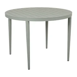 Mesa de comedor Bigby, Dusty green, Ø100 cm*Brafab