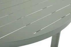 Mesa de comedor Bigby, Dusty green, Ø100 cm*Brafab