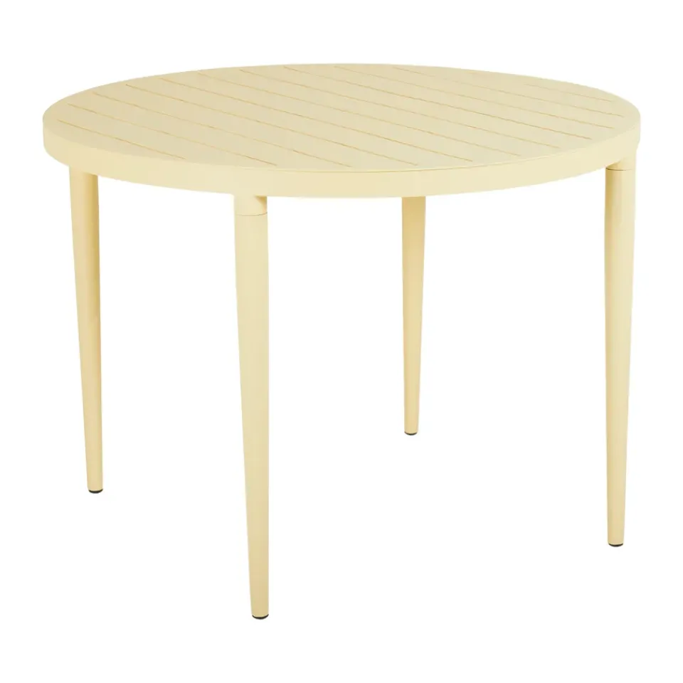 Mesa de comedor Bigby, Lemon, Ø100 cm*Brafab Hot