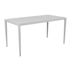 Mesa de comedor Bigby, Light grey, 144x76 cm*Brafab New