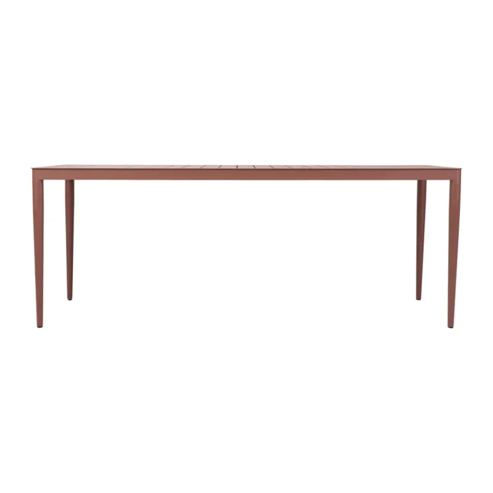 Mesa de comedor Bigby, Zin Red, 195x90 cm*Brafab Hot