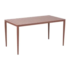 Mesa de comedor Bigby, Zin Red, 144x76 cm*Brafab Online