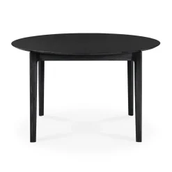 Mesa de comedor Bok ovalada 129/179x100x76 cm, Roble teñido*Ethnicraft Discount