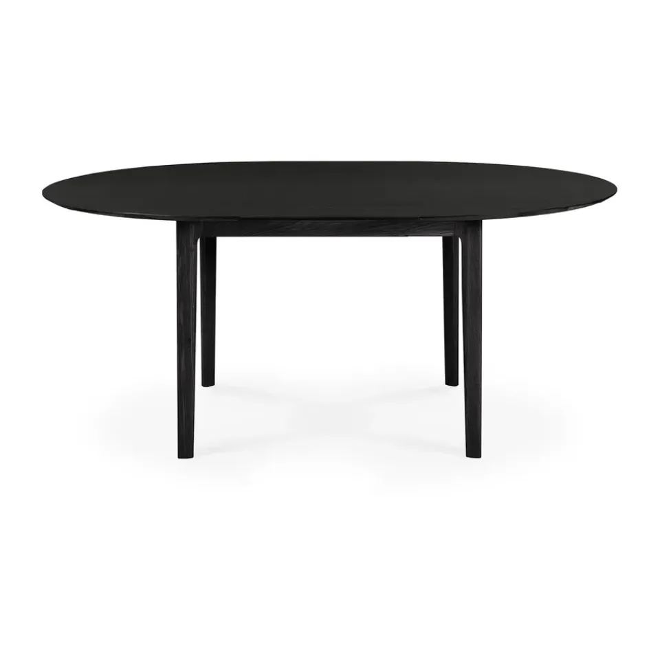 Mesa de comedor Bok ovalada 129/179x100x76 cm, Roble teñido*Ethnicraft Discount
