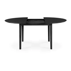 Mesa de comedor Bok ovalada 129/179x100x76 cm, Roble teñido*Ethnicraft Discount