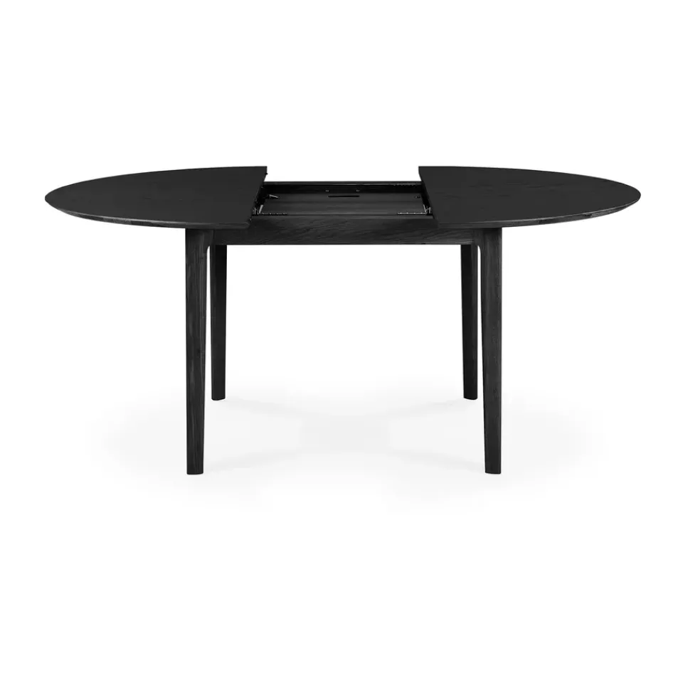 Mesa de comedor Bok ovalada 129/179x100x76 cm, Roble teñido*Ethnicraft Discount