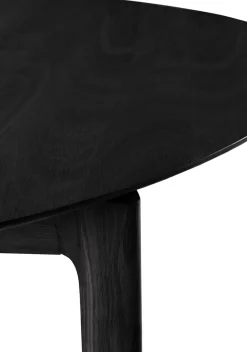 Mesa de comedor Bok ovalada 129/179x100x76 cm, Roble teñido*Ethnicraft Discount