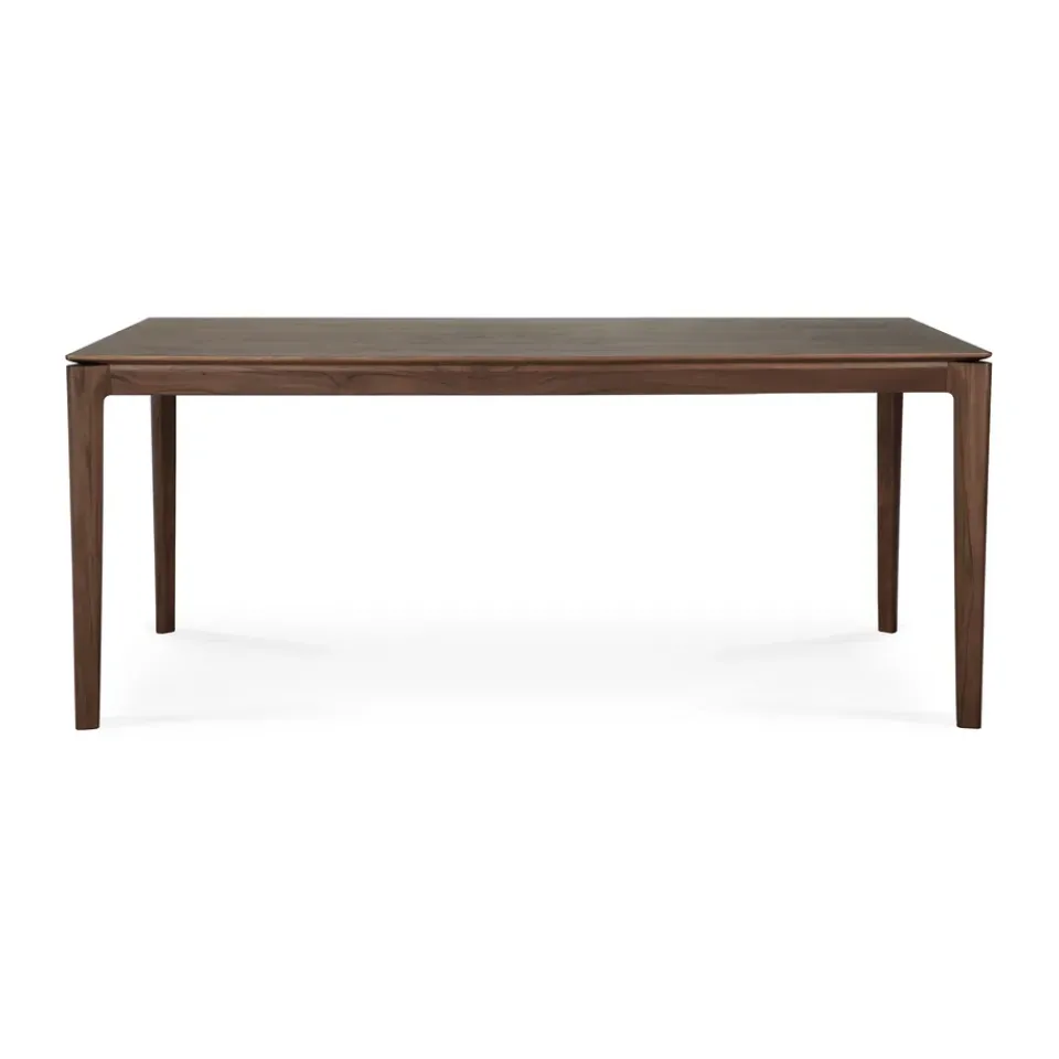 Mesa de comedor Bok 180x90 cm, Lackad teak brown*Ethnicraft Discount