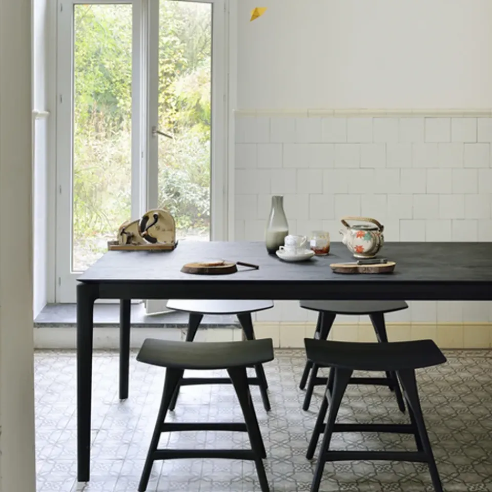 Mesa de comedor Bok 140x80 cm, Roble teñido*Ethnicraft Online