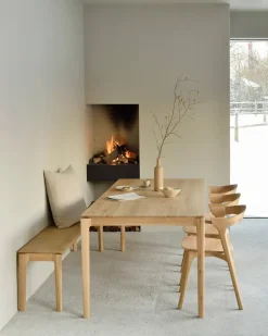 Mesa de comedor Bok 200x95 cm, Roble con aceite duro encerado*Ethnicraft Best