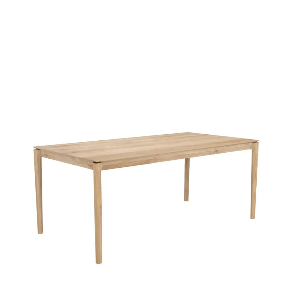 Mesa de comedor Bok 180x90 cm, Roble con aceite duro encerado*Ethnicraft Discount