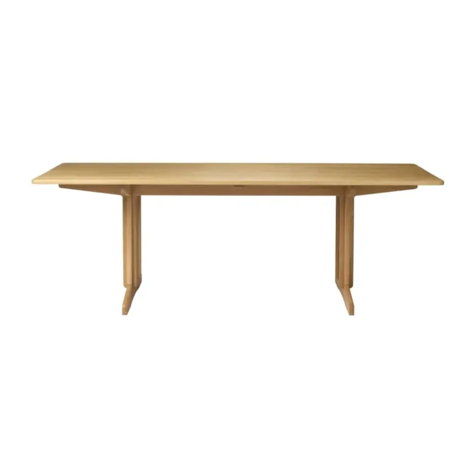 Mesa de comedor C64 Shaker 90x220 cm, Roble macizo aceitado*FDB Møbler Discount