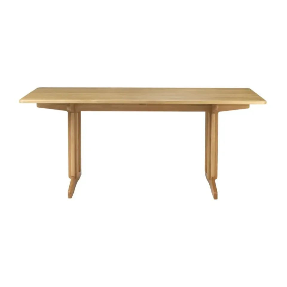 Mesa de comedor C64 Shaker 90x180 cm, Roble macizo aceitado*FDB Møbler Best
