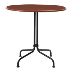 Mesa de comedor Carmel Bistro 75x75 cm, Rock red-black semi matt*GUBI Sale