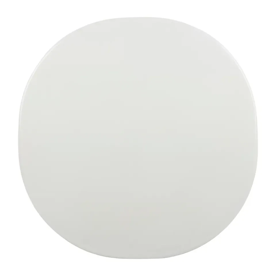 Mesa de comedor Carmel Bistro 75x75 cm, Clam white-black semi matt*GUBI Best