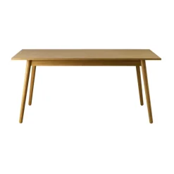 Mesa de comedor C35B 82x160 cm, Oak nature-oak nature lacquered*FDB Møbler Outlet