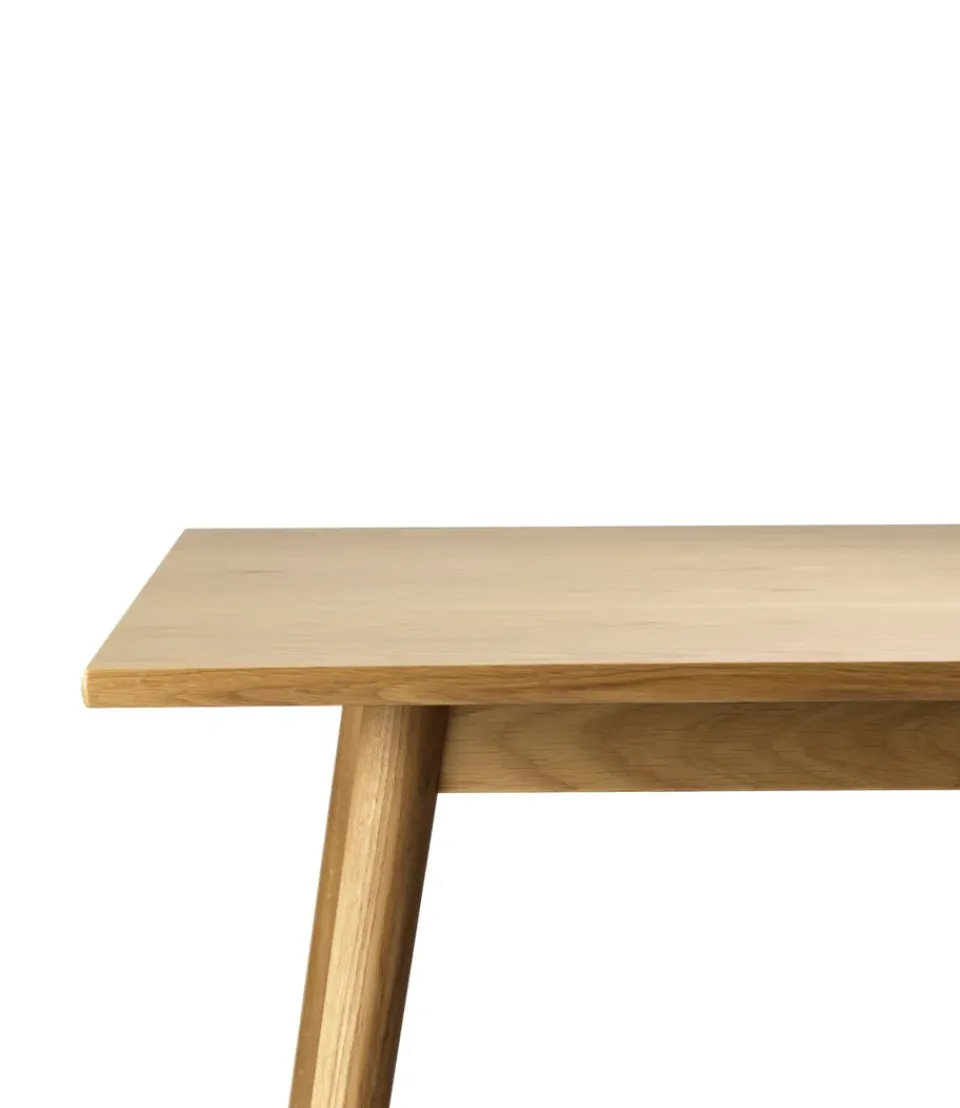 Mesa de comedor C35B 82x160 cm, Oak nature-oak nature lacquered*FDB Møbler Outlet