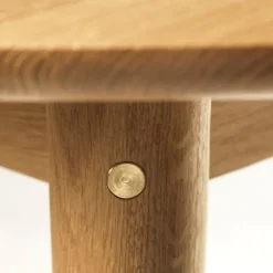 Mesa de comedor C62E Bjørk con 2 extensiones, Roble macizo aceitado*FDB Møbler Discount