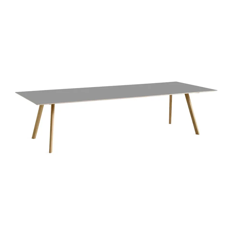 Mesa de comedor CPH30 2.0, 90x300 cm, Grey linoleum-roble lacado*HAY Discount