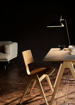 Mesa de comedor Daystak RD2, 122x71x61 cm, Honey stained beech*&Tradition Best