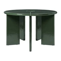 Mesa de comedor Deya, Dark green, Ø120x75 cm*Ferm Living Sale