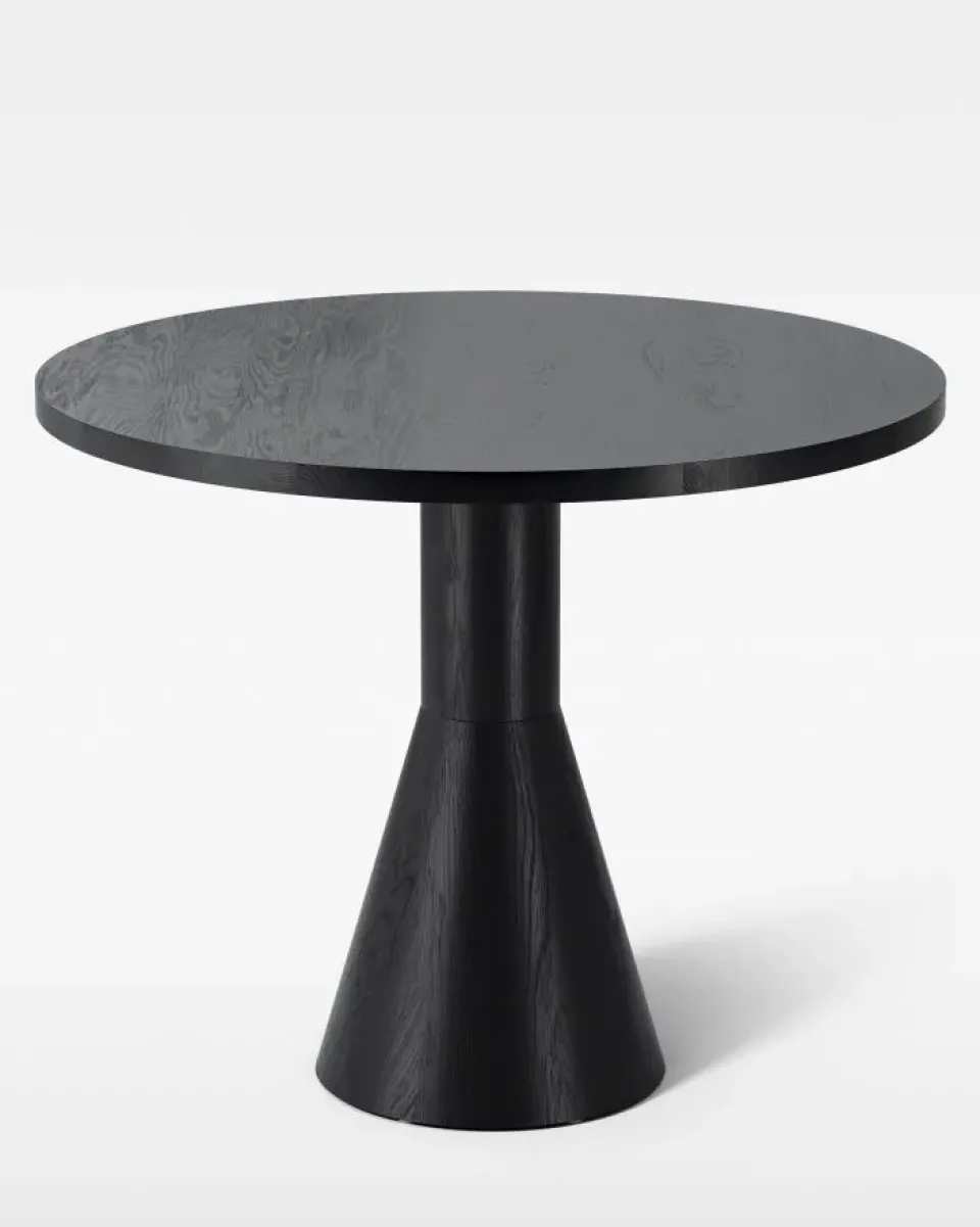Mesa de comedor Draft Ø88 cm, Fresno teñido de*Massproductions Online