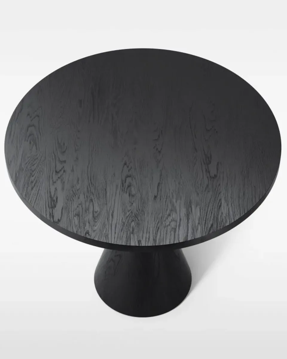 Mesa de comedor Draft Ø88 cm, Fresno teñido de*Massproductions Online