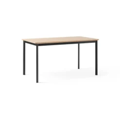 Mesa de comedor Drip HW115 83x143 cm, Black frame-clear lacq. oak*&Tradition Discount