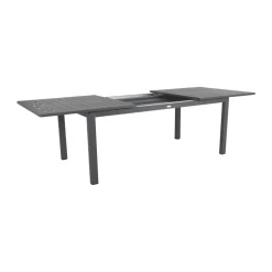 Mesa de comedor extensible Lomma, Anthracite 194-312 cm*Brafab Discount